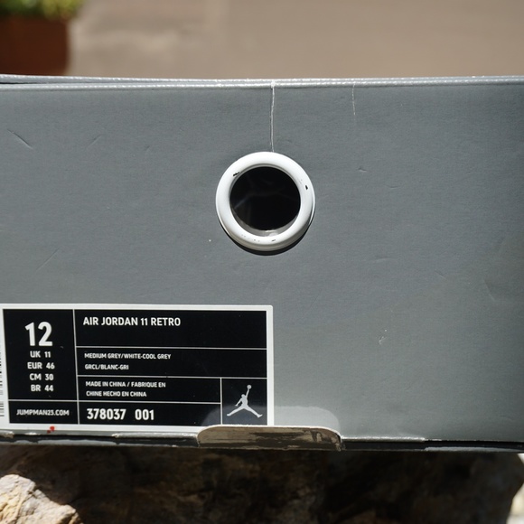 Nike Air Jordan 11 Retro Cool Grey USED Size 12 - Picture 6 of 8